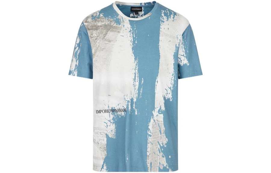 EMPORIO ARMANI 【Previous Season】all-over city print T-shirt