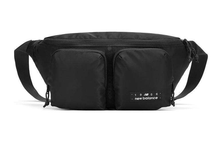 New Balance New Balance Fabric One Shoulder Crossbody Fanny Pack Regular Unisex Black