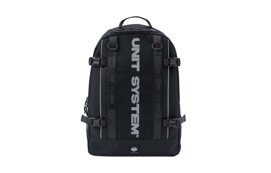 MostwantedLab MostwantedLab Polyester Backpack Large Unisex Black/Ecru