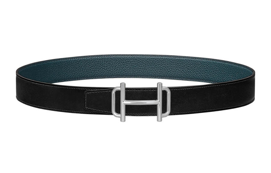 HERMES HERMES Royal Cow Leather Belts Women's Width 3.2cm