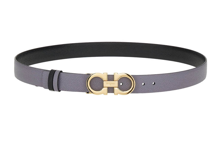 Ferragamo 【Previous Season】Gancini-buckle leather belt