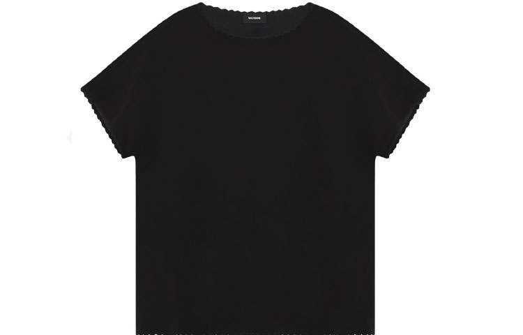 WE11DONE WE11DONE SS23 T Shirts Unisex Black Crew Neck Moderate