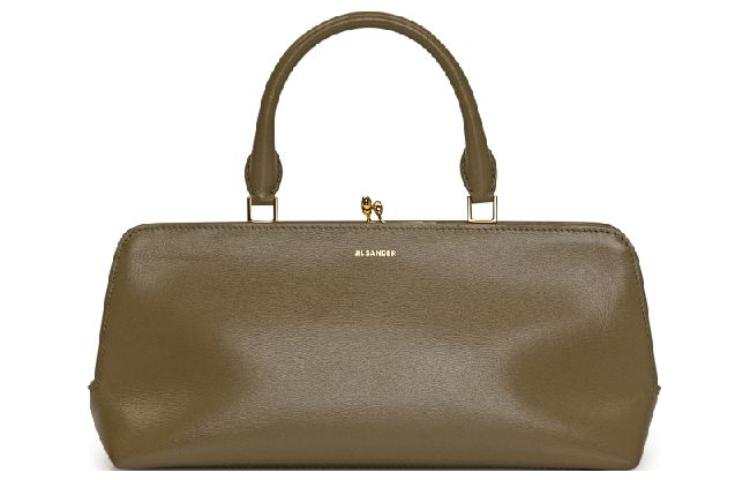 JIL SANDER Goji Leather Handbag Mini Women's Light Green