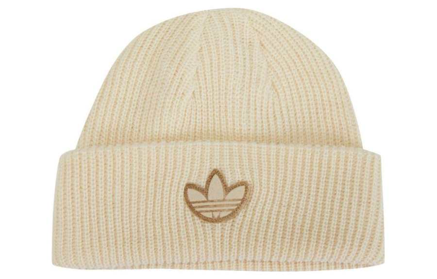 Adidas Originals Acrylic Beanies Unisex Khaki