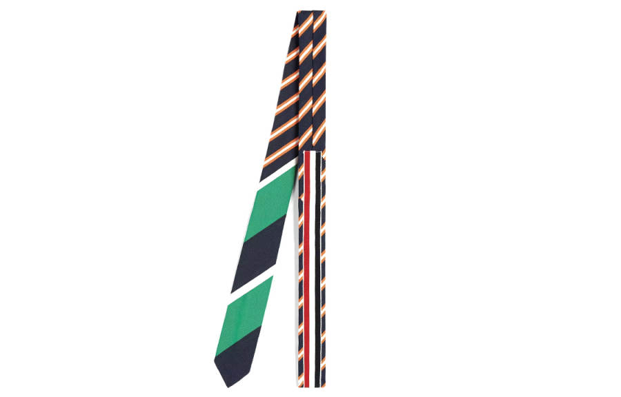 THOM BROWNE THOM BROWNE Tie Men's Green/Black
