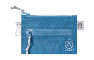 Fragment Design Polyester Nylon Wallet, Card Holder Mini Unisex Blue