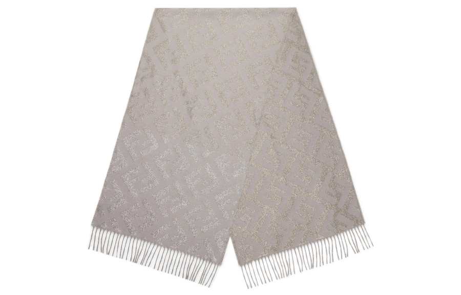 FENDI Knit Scarves Women's Gray