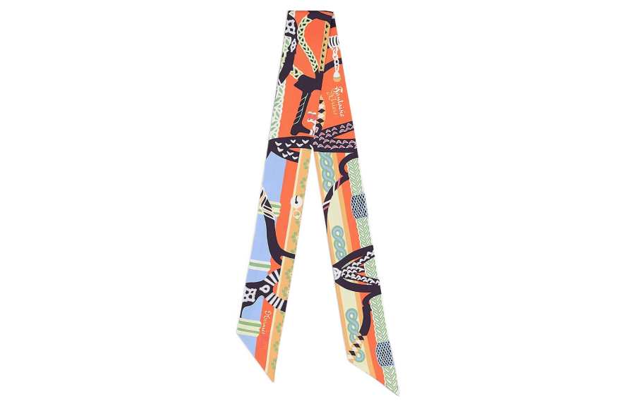 HERMES HERMES Silk Scarf Women's Multicolor