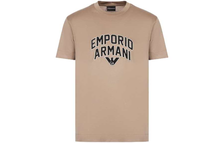 EMPORIO ARMANI SS23 T Shirt Men's Brown