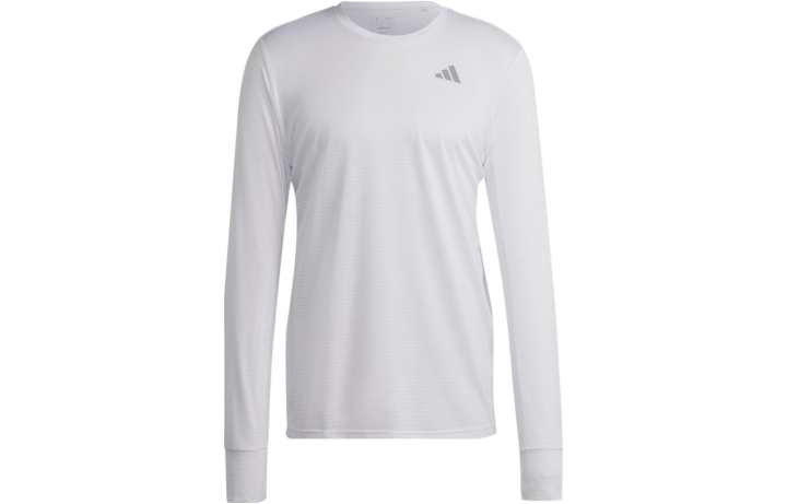 Adidas Adidas T Shirts Men's White Crew Neck Moderate Straight Fit