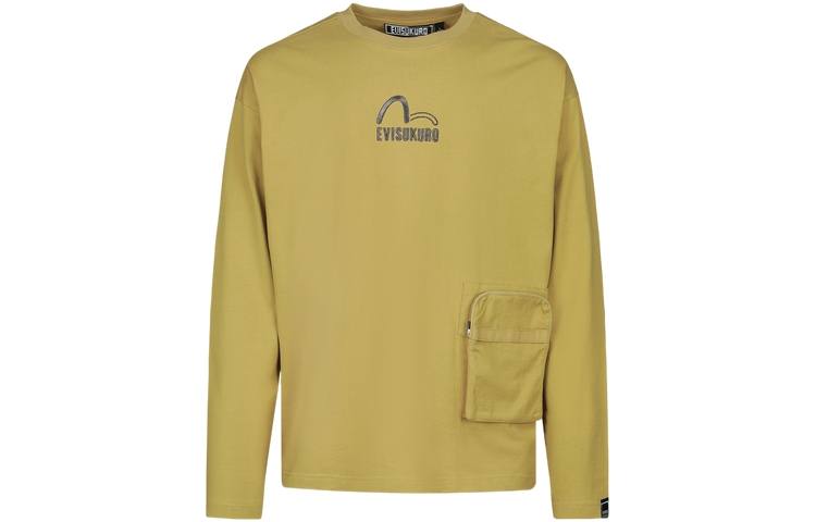 EVISU T Shirts Men's Crew Neck Moderate Straight Fit
