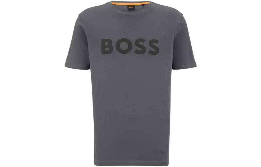 HUGO BOSS FW22 T Shirt Men's Charcoal Gray