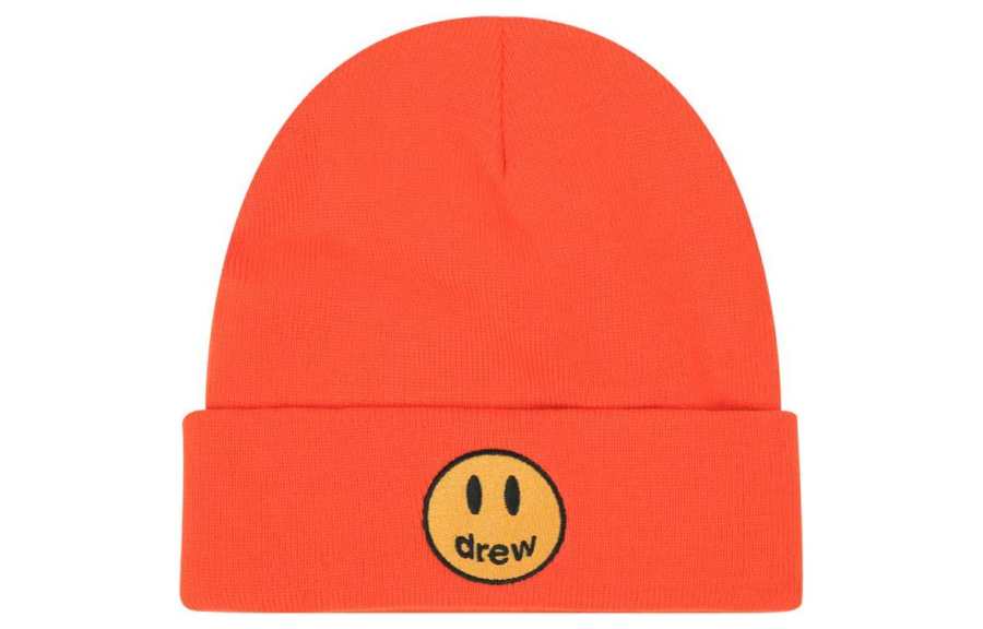 Drew House Acrylic Beanies Unisex Orange