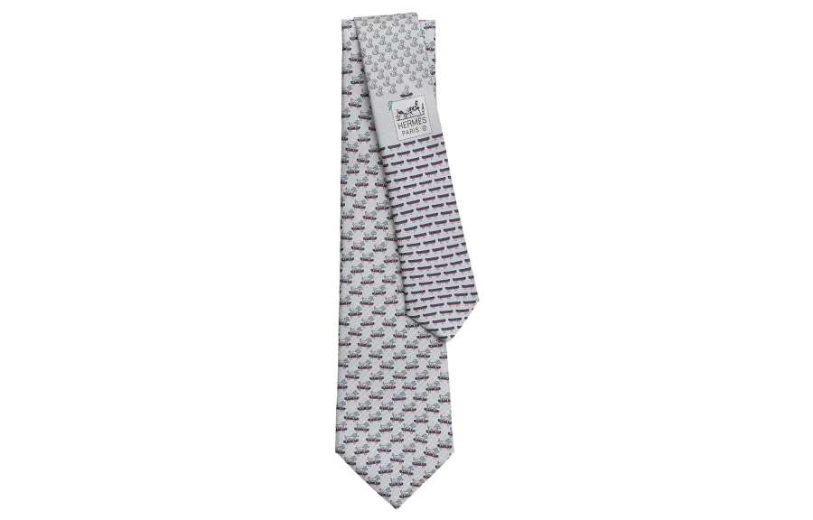 HERMES Ties Men's Gray