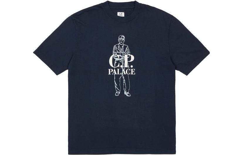 PALACE X C.P. Company Logo T Shirt