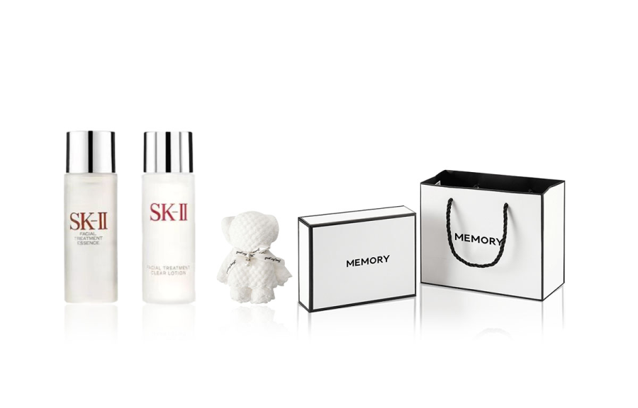 SK-II SK II Goddess Water Sample Set Serums & Towel Bear Gift Set Skincare Set Brightening Moisturizing And Nourishing