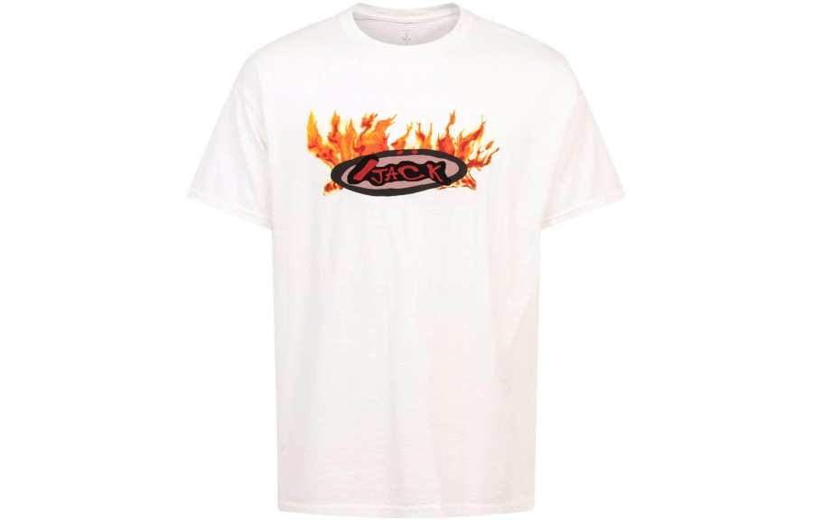 Travis Scott Travis Scott T Shirts Men's White Crew Neck