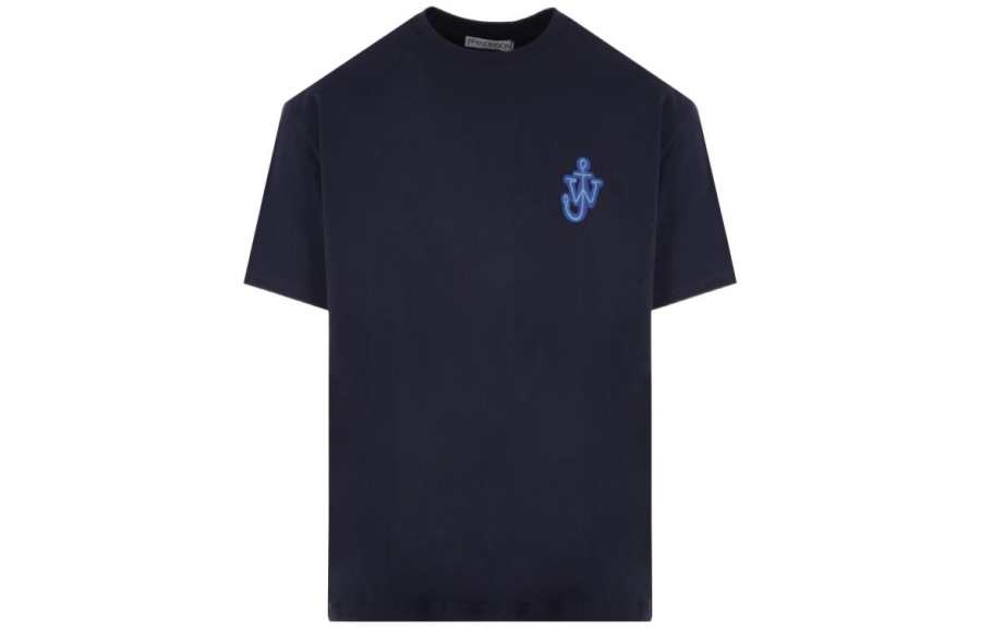 JW Anderson Logo Embroidered Crewneck T Shirt