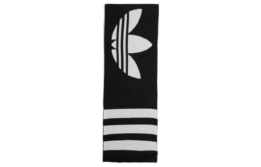 Adidas Originals Polyester Knit Scarves Unisex Black