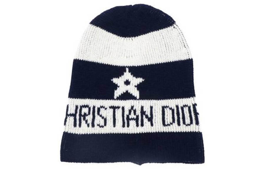 DIOR DIOR Beanies Women's Dark Blue/White