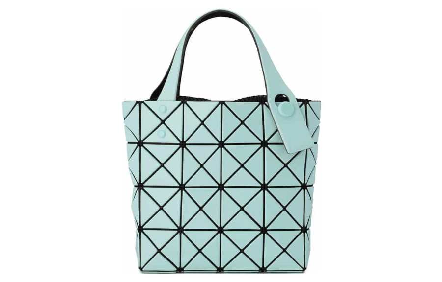 ISSEY MIYAKE Nylon Small Square Bag Handbag Regular Women's Light Green