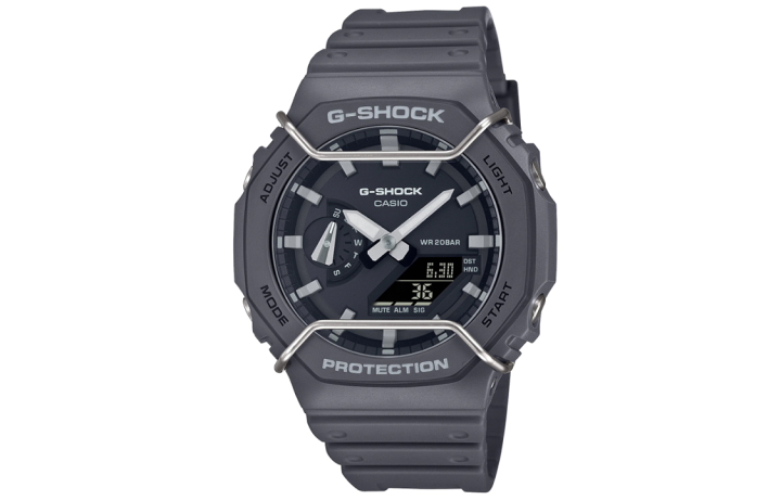 CASIO CASIO Men Liquid Crystal/Analog Dual Display Series 48mm Gray Watch