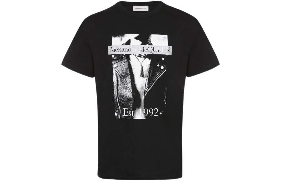 Alexander McQueen Alexander McQueen T Shirt Men's Mixed Black