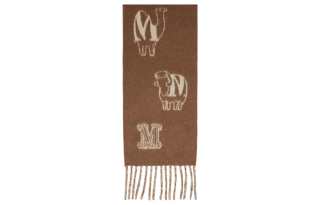 'S MAX MARA Knit Scarves Women's Brown