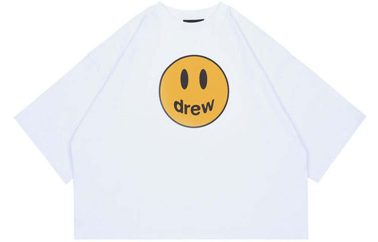 Drew house T Shirts Unisex White Crew Neck Moderate Straight Fit