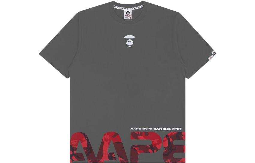 Aape T Shirts Men's Crew Neck Moderate Straight Fit