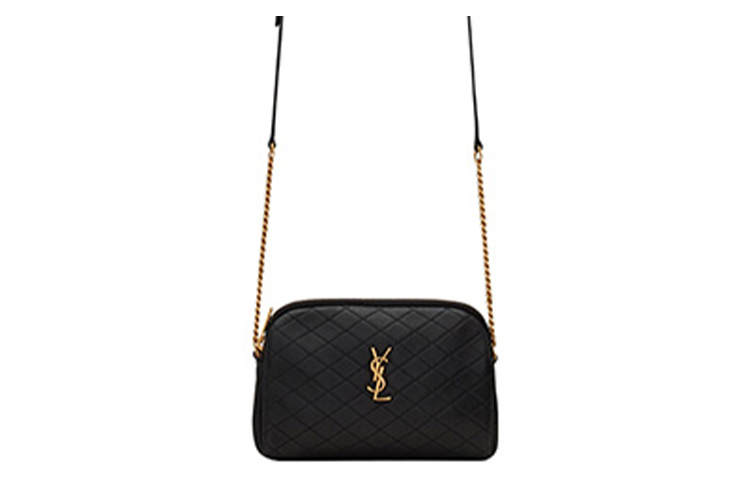 SAINT LAURENT GABY Quilting Sheepskin Shoulder Bag, Crossbody Bag Women's Black