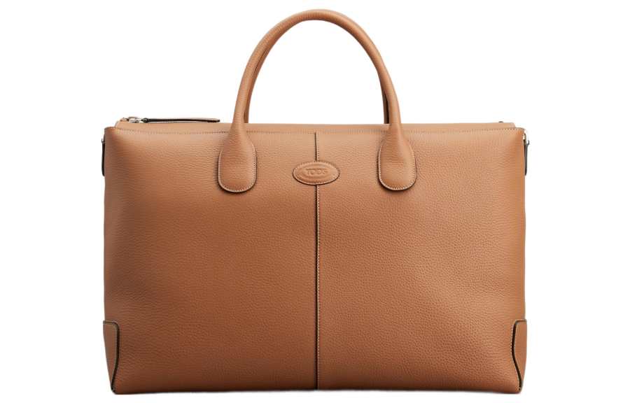 TOD'S DI Cow Leather Shoulder Bag, Crossbody Bag, Handbag Large Men's Brown