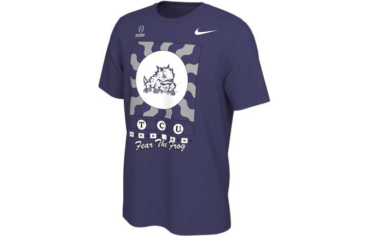 Nike Nike T Shirts Men's Purple Crew Neck Moderate Straight Fit