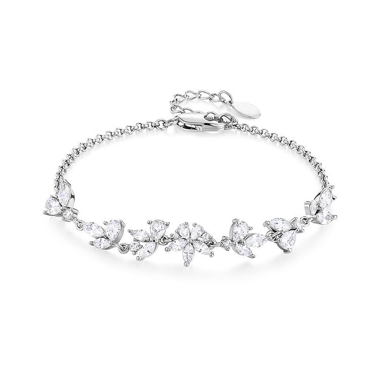 KADER 999 Fine Silver KADER S925 Silver Bracelets Women's Silver White, Goddess Exclusive Festival Box