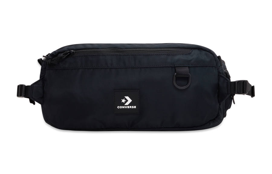 Converse Converse Polyester Sling Bag, Shoulder Bag, Crossbody Bag Regular Unisex Black