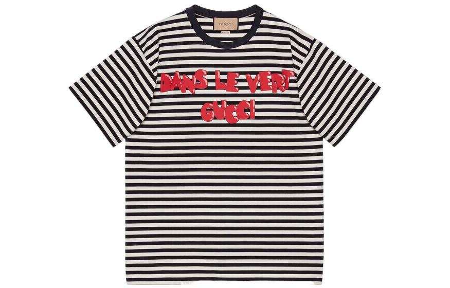 GUCCI T Shirt Men's Black White