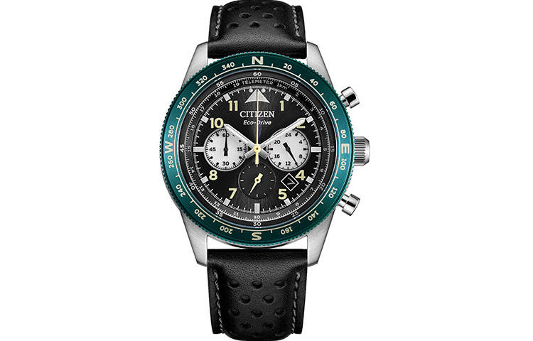 CITIZEN CITIZEN FUTURE FORCE Series FF Light Powered Quartz Movement Cow Leather Strap Watch Unisex