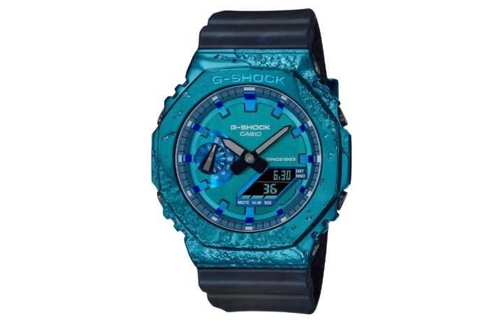 CASIO CASIO Men Full Metal Series 44.4mm Blue Watch GM-2140GEM-2A