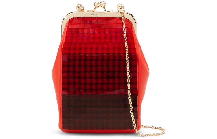 CHARLES&KEITH Synthetic Leather Charles & Keith Bag Shoulder Bag, Crossbody Bag Small Women's Black/Red