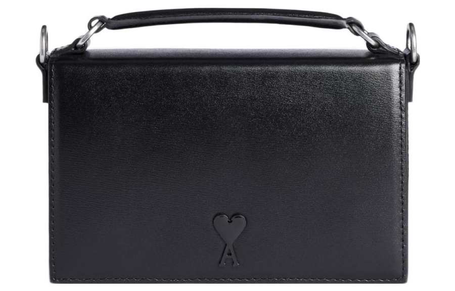 AMIPARIS Leather Lunch Box Bag Handbag Regular Women's Black