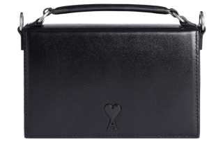 AMIPARIS Leather Lunch Box Bag Handbag Regular Women's Black