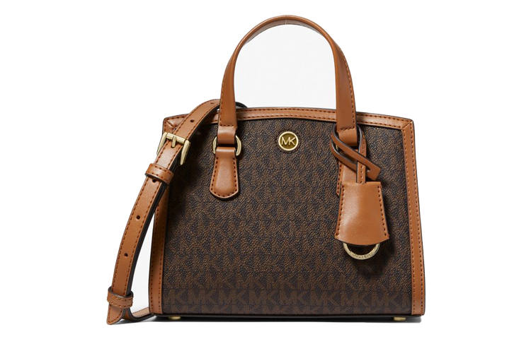 MICHAEL KORS Chantal Artificial Leather Tote Bag, Shopping Bag, Crossbody Bag, One Shoulder Handbag Mini Women's