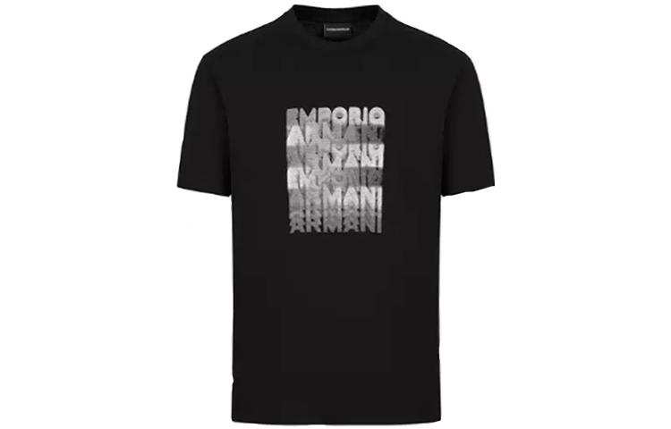 EMPORIO ARMANI SS23 T Shirt Standard Men's Black