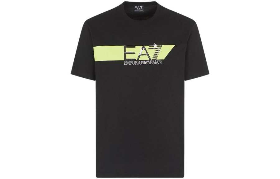 EMPORIO ARMANI EA7 SS23 T Shirt Men's Black