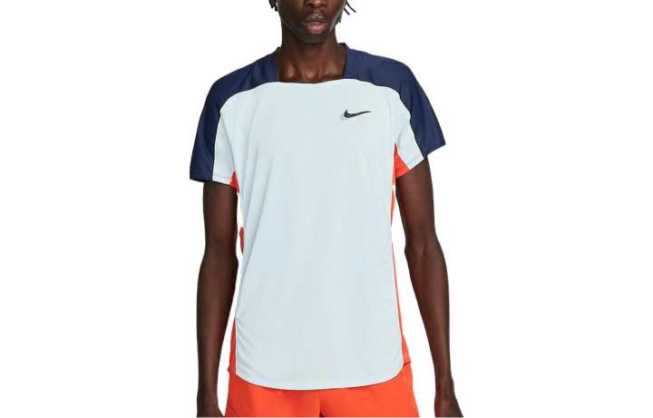 Nike Nike T Shirts Men's Light Blue Square Collar Moderate Straight Fit