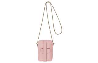 Valextra Tric Trac Calfskin Box Bag, Handbag, Shoulder Bag, Crossbody Bag Extra Mini Women's Pink