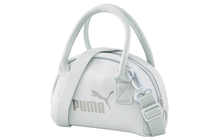 PUMA Artificial Leather Shoulder Bag, Crossbody Bag, Handbag Regular Women's Gray