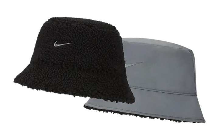 Nike Nike Reversible Fleece Bucket Hat Black/Gray