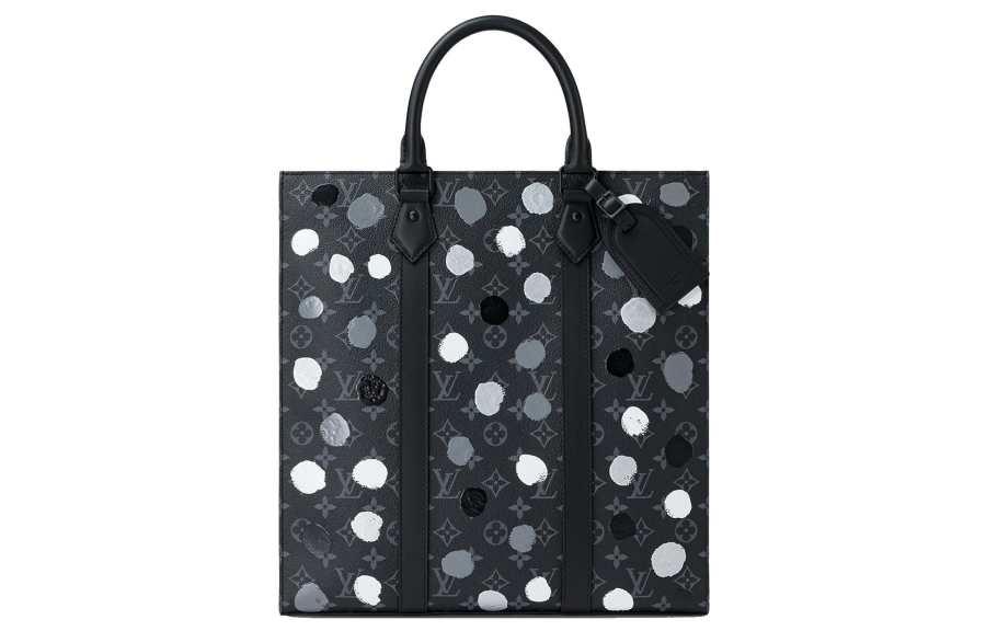 LOUIS VUITTON LOUIS VUITTON X Yayoi Kusama Sac Plat Monogram Eclipse Black/Silver