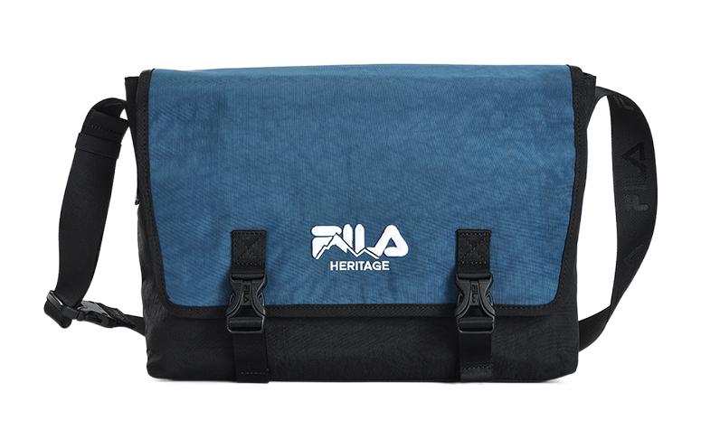 FILA Fabric Crossbody Bag, Shoulder Bag Regular Men's Blue